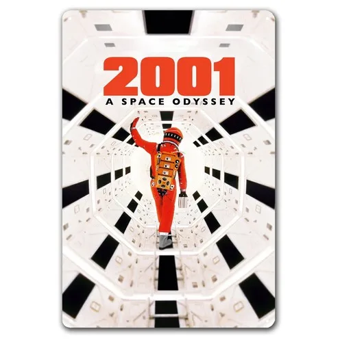 2001 A Space Retro Movie Metallposter – Sammlerblechschild 20x30cm – Aluminium