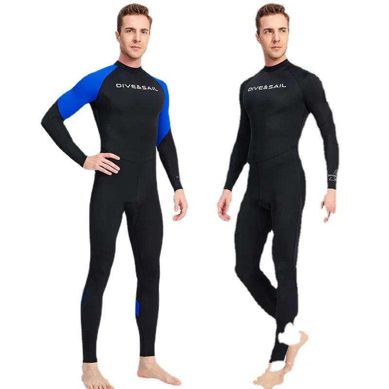 Men Lycra UPF50+Diving Skin Wetsuit Rash Guard- Full Body UV Protection for Diving Snorkeling Surfing Spearfishing Sports Skin