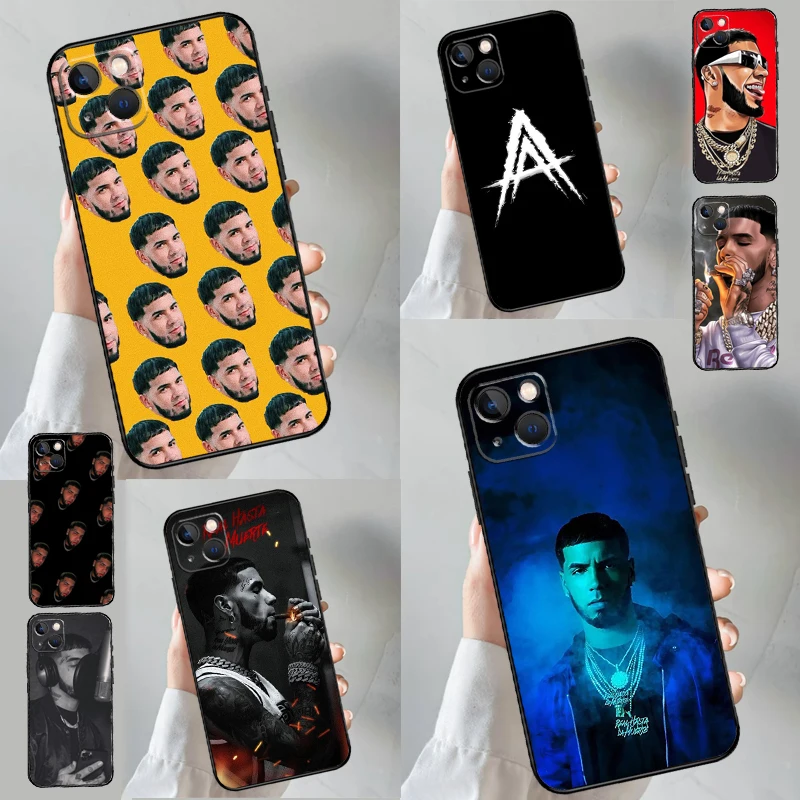 Anuel AA Phone Case For iPhone 18 Pro 14 15 16 17 Pro Max Plus 12 13 Mini 16e 17 Air Silicone Cover