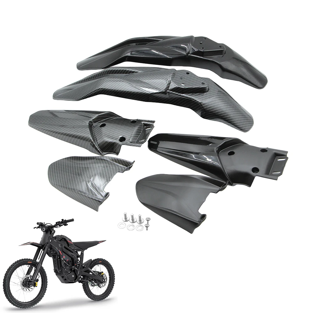 Electric Bike Refit Motorcycle Front Rear Wheel Mudguards For Talaria Sting X3 MX3 MX4 Mudguard Plastic Parts Motocross Enduro