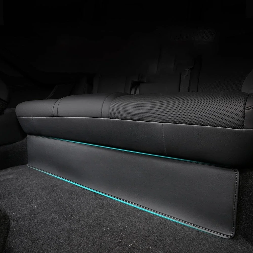 For Tesla Model Y Juniper Rear Seat Kick Pad Cover Interior Strip Corner Guard Anti-Kick Protector Accessory image 5