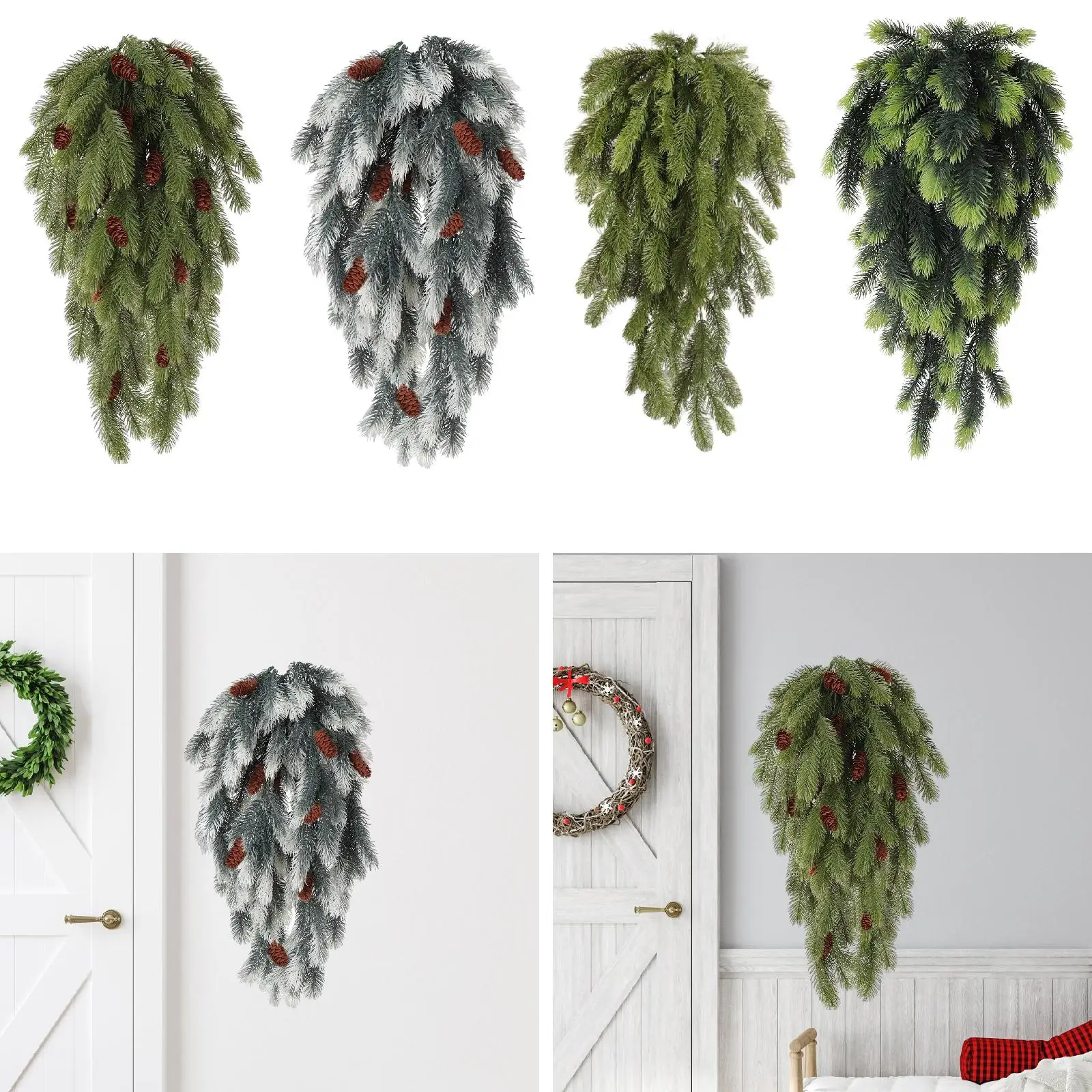 

Искусственное подвесное растение, декоративное искусственное растение, Рождественский сап, Рождественский декор, Рождественская капля для улицы, дома, вечеринки, сада