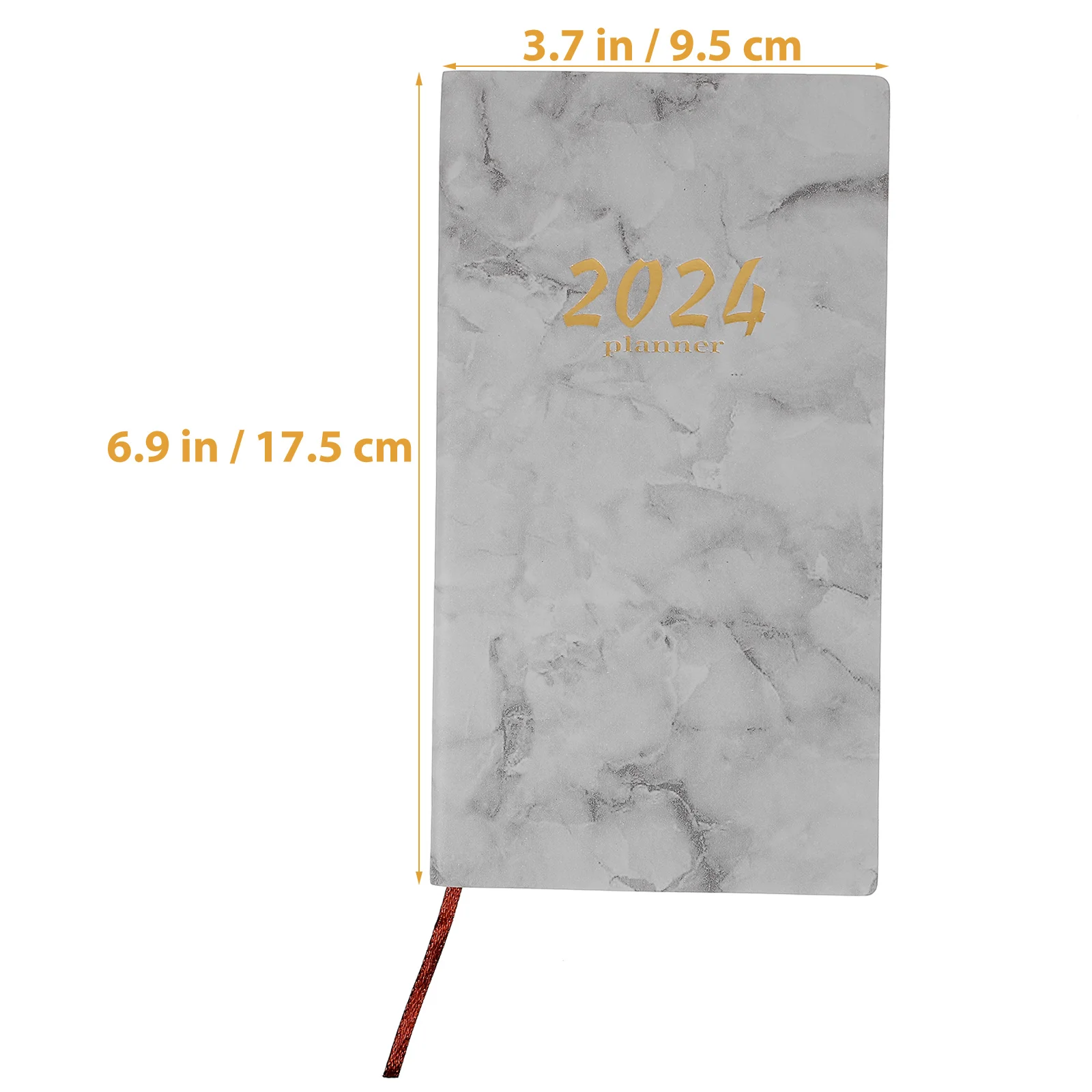 Planner Notebook Daily Planner blocco note 2024 agenda giornaliera blocco note decorativo 2024 Planner notebook portatile