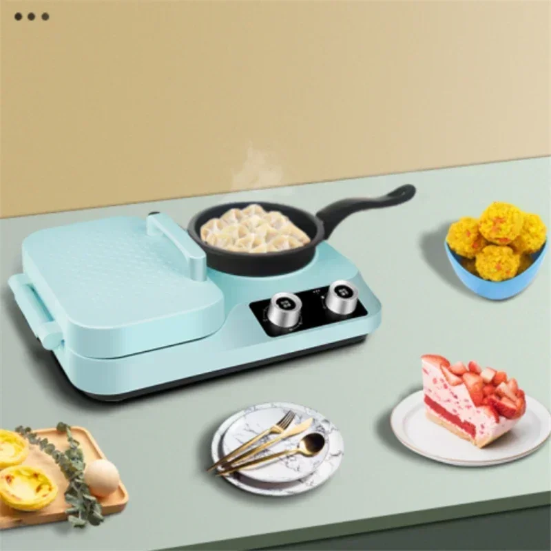 4-in-1 light meal machine/breakfast machine, small household breakfast cooker, sandwich maker, toast press/toaster.