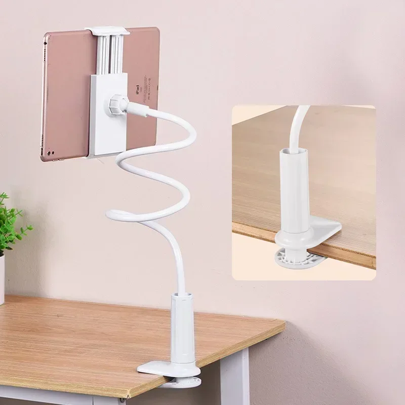 

Bedside Table Tablet Stand Adjustable Long Arm Clamp Tablet Lazy Stand Suitable for IPad Samsung Xiaomi 4-11 Inches