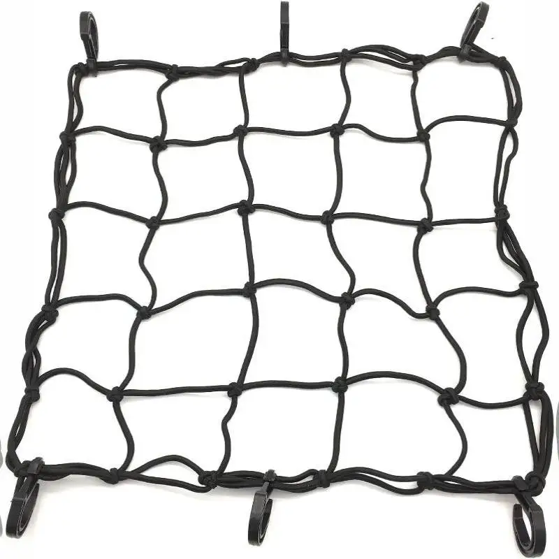 1Pc Motorcycle Luggage Mesh Hook Storage Bag Multifunctional E-bike Bicycle Pouch for Outdoor Adventure Riding