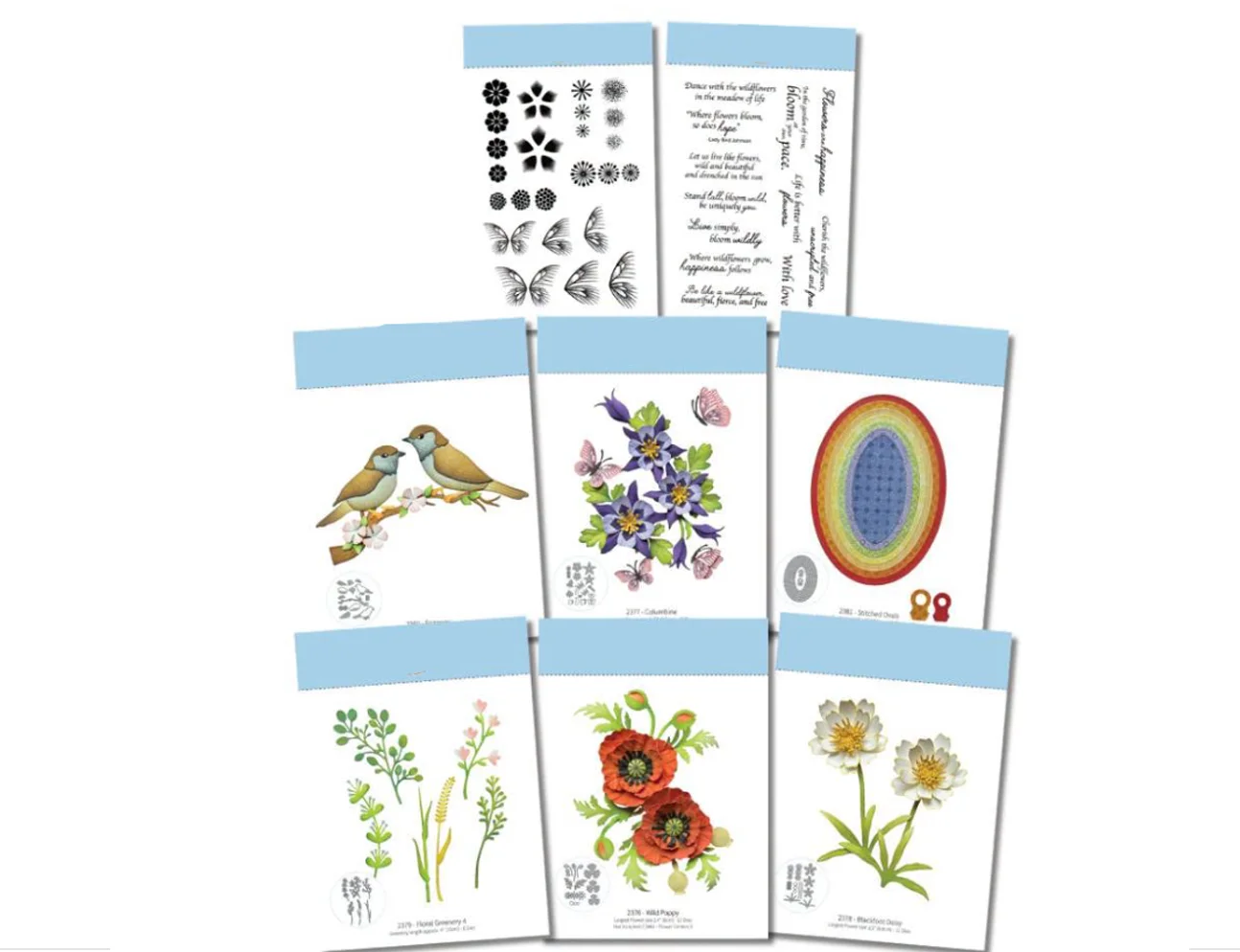 2026 New Colorful Flowers and Cute Bird Dies For Craft Embossing Make Paper Greeting Card Making Template DIY Handmade