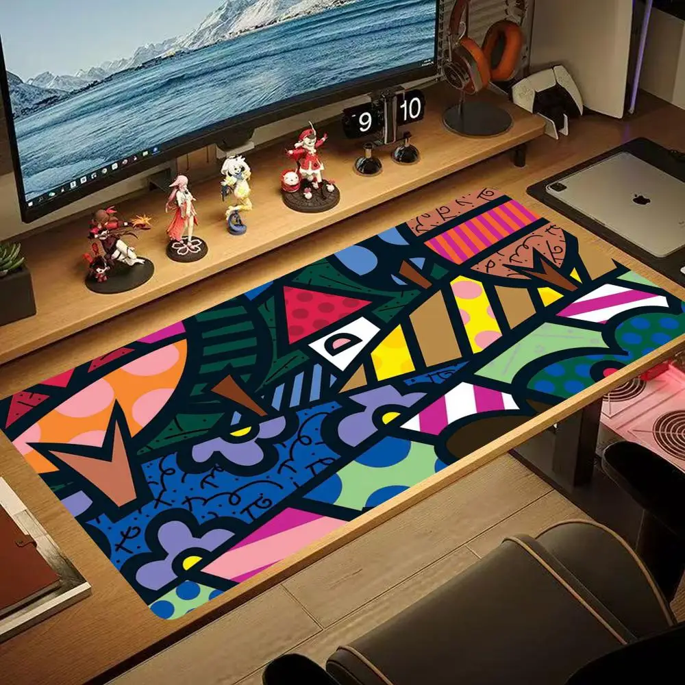 

Britto Mause Mouse Pad XXL Mouse Pad Large Non-slip Lock Edge Keyboard Pad Anti-slip Gaming Desk Mat Office Pad