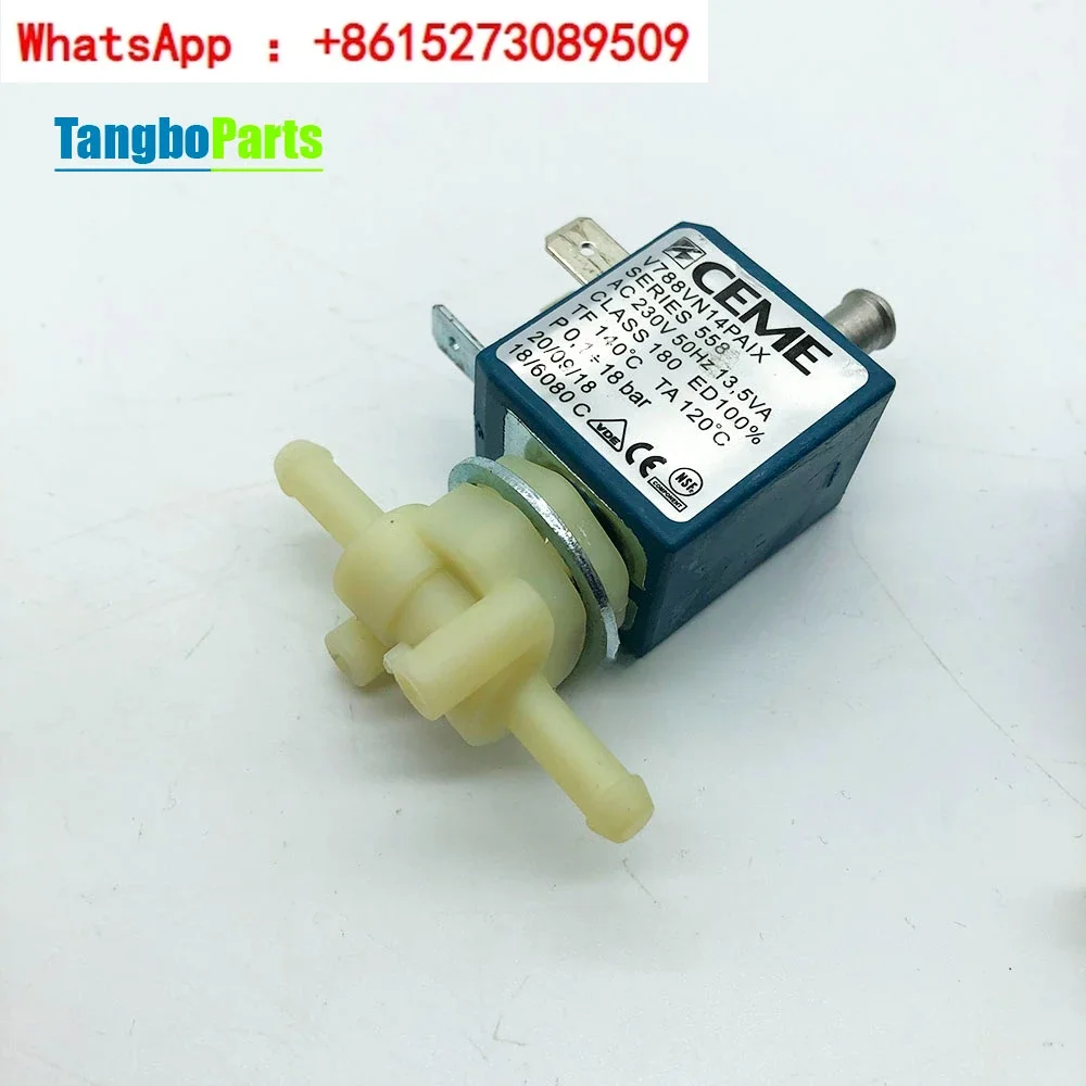 Normally Open AC 230V Water Valve CEME V788 Solenoid Valve For Coffee MachinePack 2 pieces