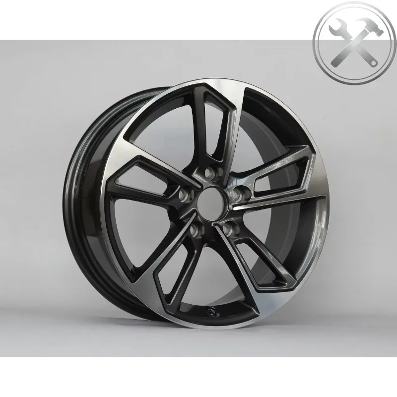 Factory Hot Selling Forged 17-21 Inch Black Car Face Aluminum Alloy Wheels with 5-hole Passenger Car Rims