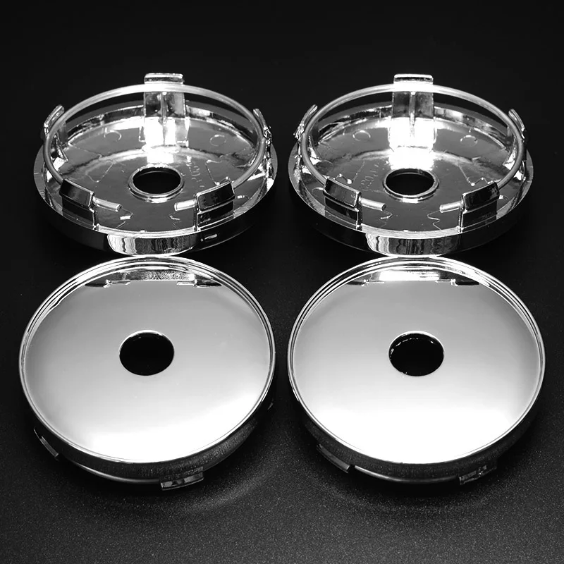 4Pcs/lot Universal ABS Car Auto 60mm/56mm Wheel Center Hub Caps Cover Hubcaps Rim Automobile Dust Cover Wheel Hub Cover Hub Cap