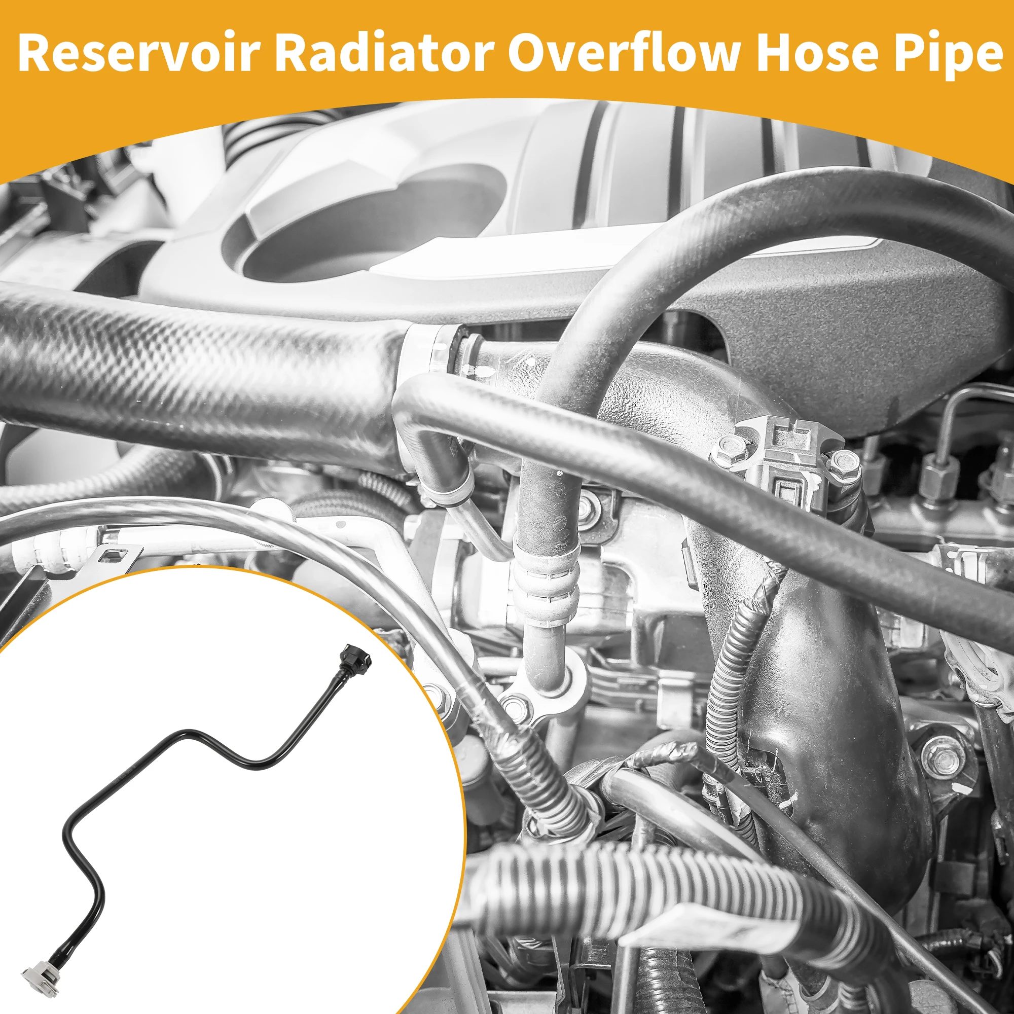 

UXCELL Шланг перелива радиатора резервуара для Audi Q5 2.0L 2011-2012 No 8R0121081M