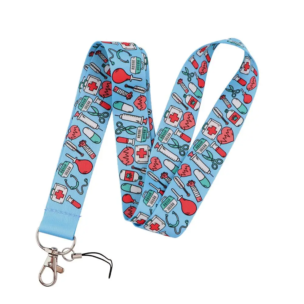 Phone Charm Phone Rope Keychain Hang Rope Nurse Doctor Nurse Lanyard Doctors ID Card Hang Rope Mobile Phone Strap Neck Straps