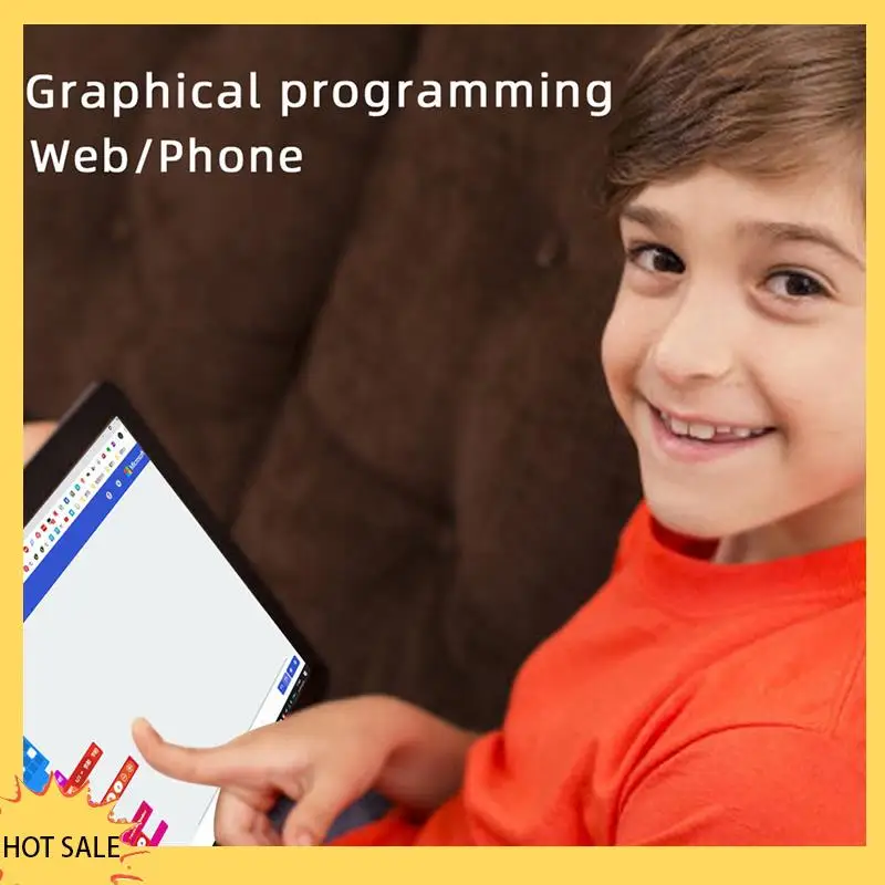 A66Z Happybot Programmazione Auto +XR Scratch Biped Walking Dance Musica Micro:Bit Scheda Madre APP