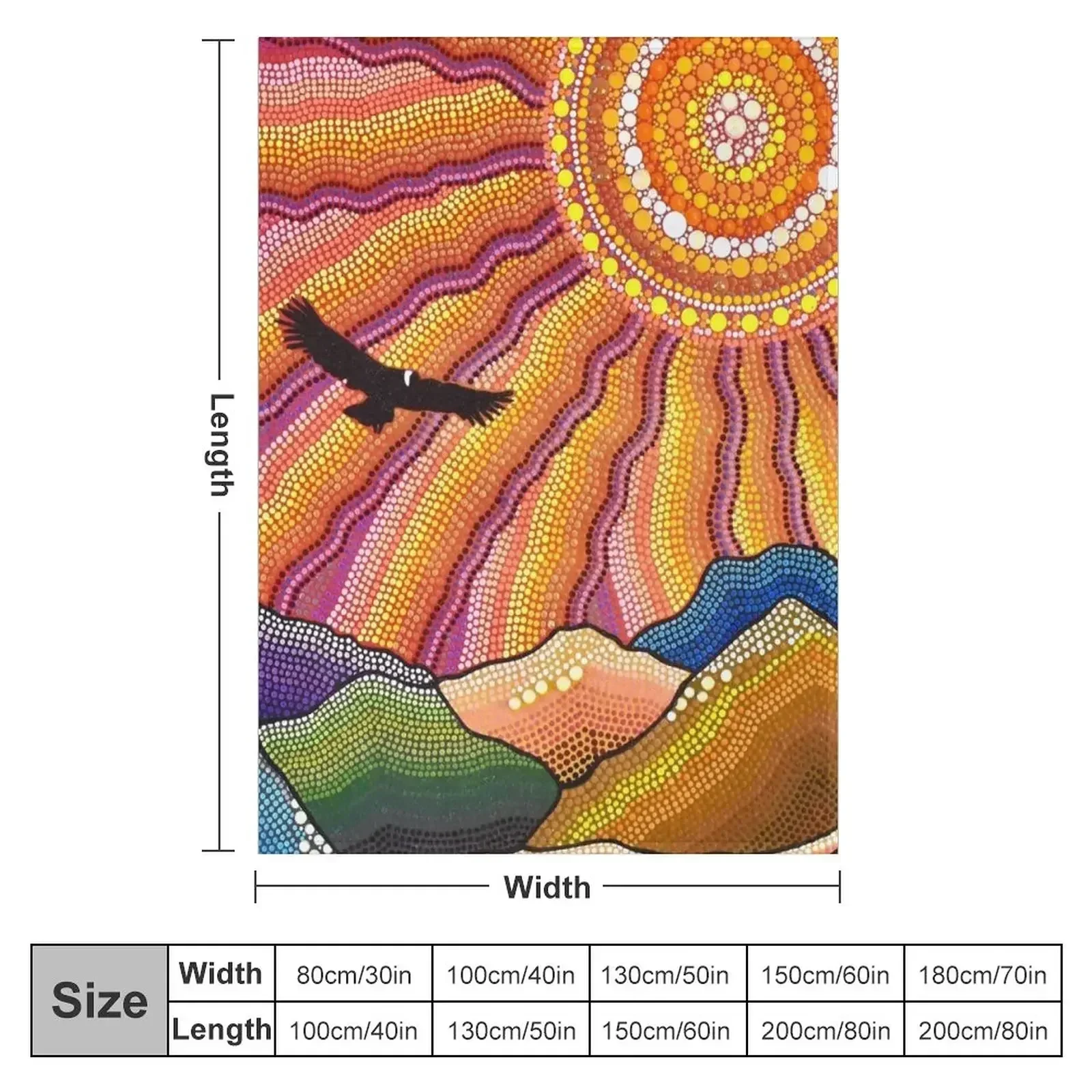 Flight of the Condor Throw Blanket blankets and throws Extra Large Throw Luxury Thicken Blankets