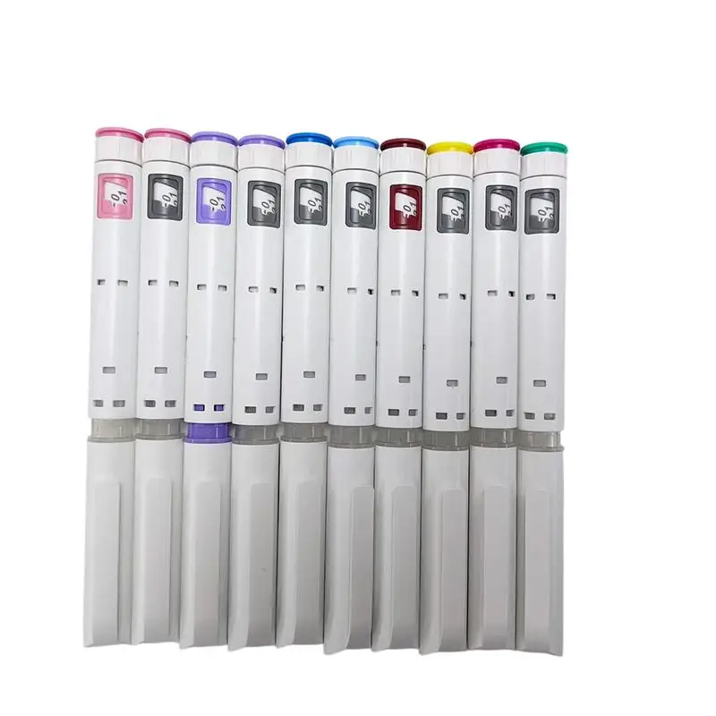 1pcs Adjustable Dose Insulin Injection Pen Accurate Reading Non Slip Grip For Diabetics Home Travel Use Portable  Supply