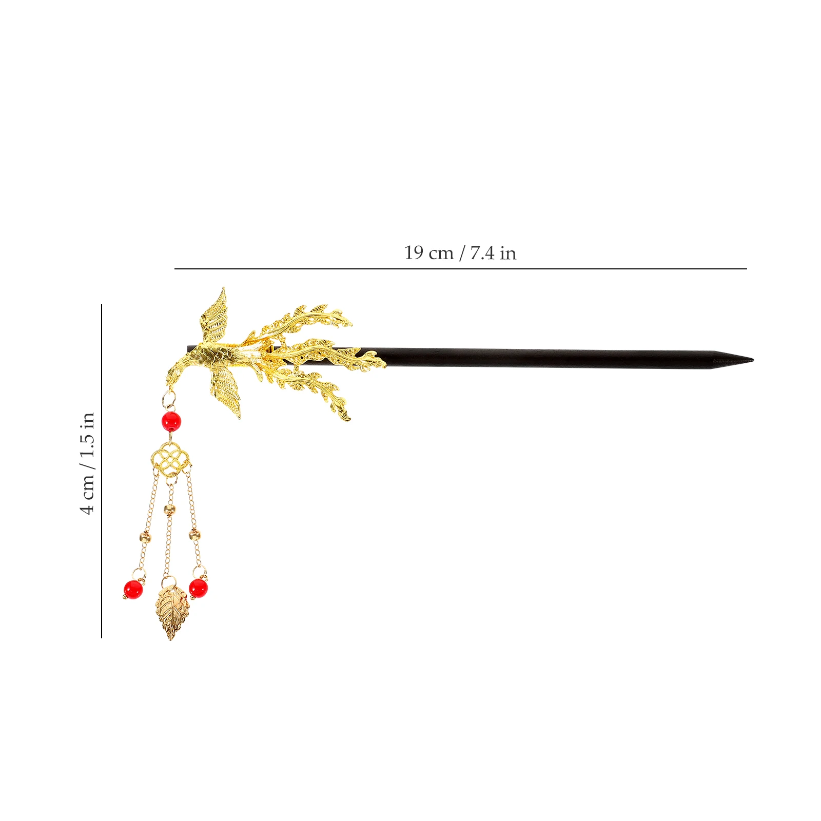 

Wooden Hairpins Coiled Ancient Style Accessories Hanfu Headwear Tassel Steps Cheongsam Jade Button White Hair Sticks Bun