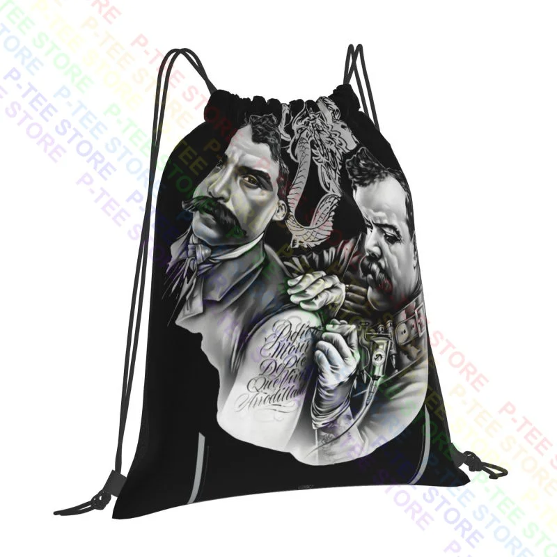 Og Abel Ogabel Villa Zapata Tattooing Artist Ink Urban Drawstring Bags Gym Bag Print Bags For Travel