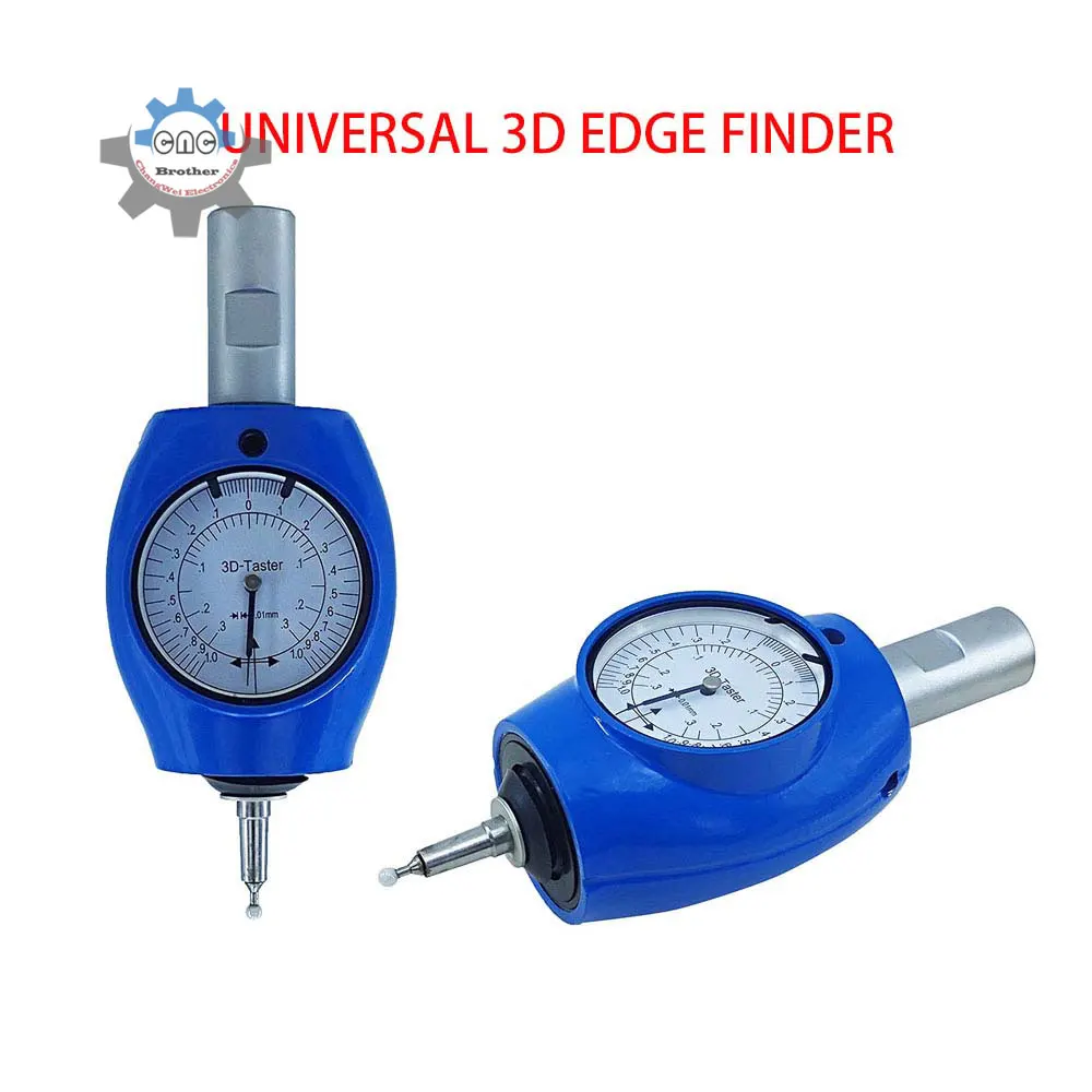 

CNC Machine Tool 3D Edge Finder XYZ Axis Sensor Centering Rod Meter Universal Detector Tool Dial Indicator Workpiece Centering