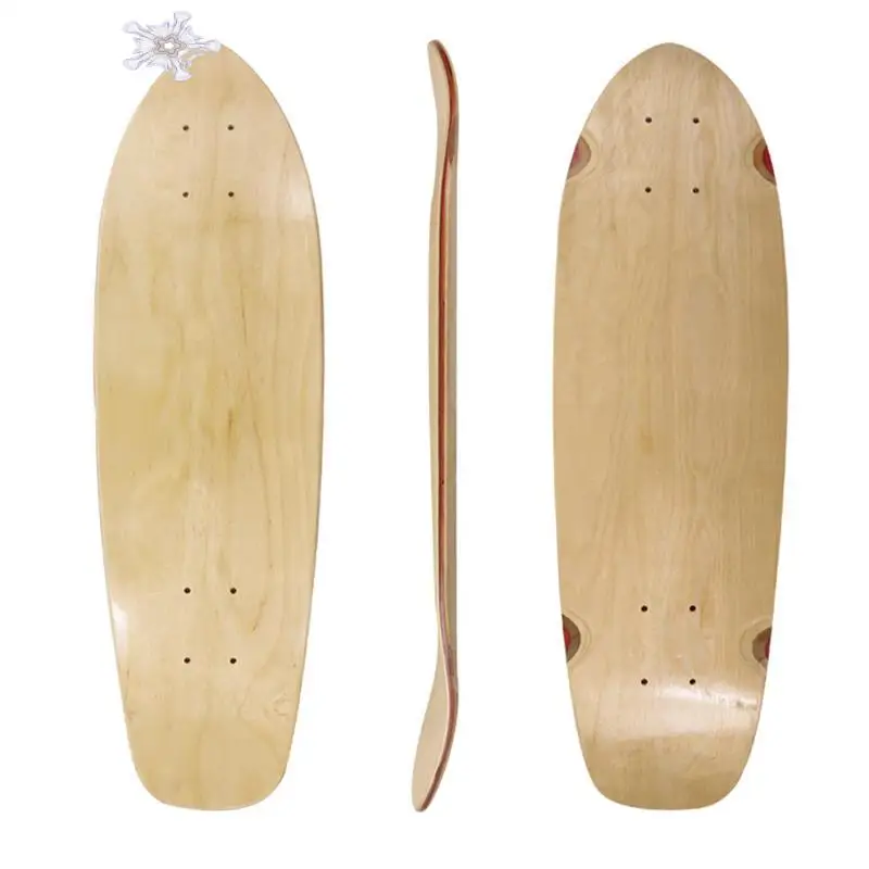 

Board Smooth Maple DIY Skateboard Longboard Blank Land Surfboard Deck Short Board For Outdoor Sports