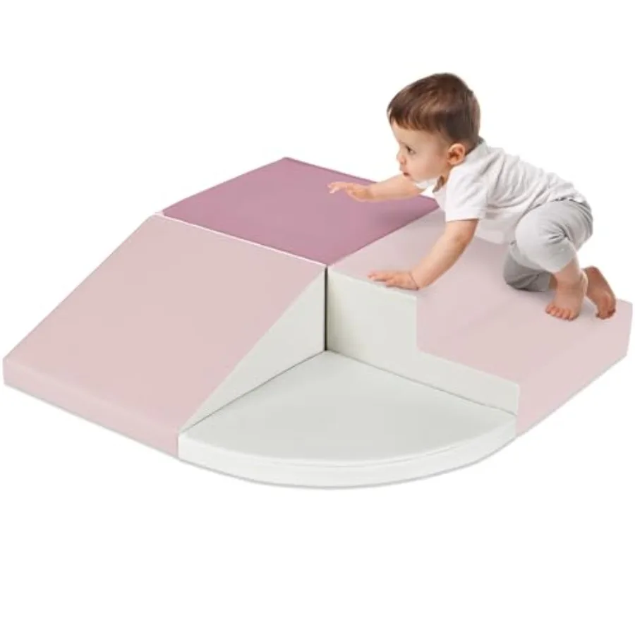 

Best Choice Products 4-Piece Climb Crawl Soft Foam Block Activity Play Structures for Child Development Color Coordination Moto