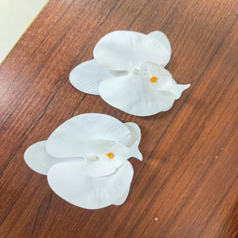 

1 Pair Simulation Coloful Thai Fairy Butterfly Flower Shoe Buckles Personalized Design Butterfly Orchid Simulation Buckles Decor