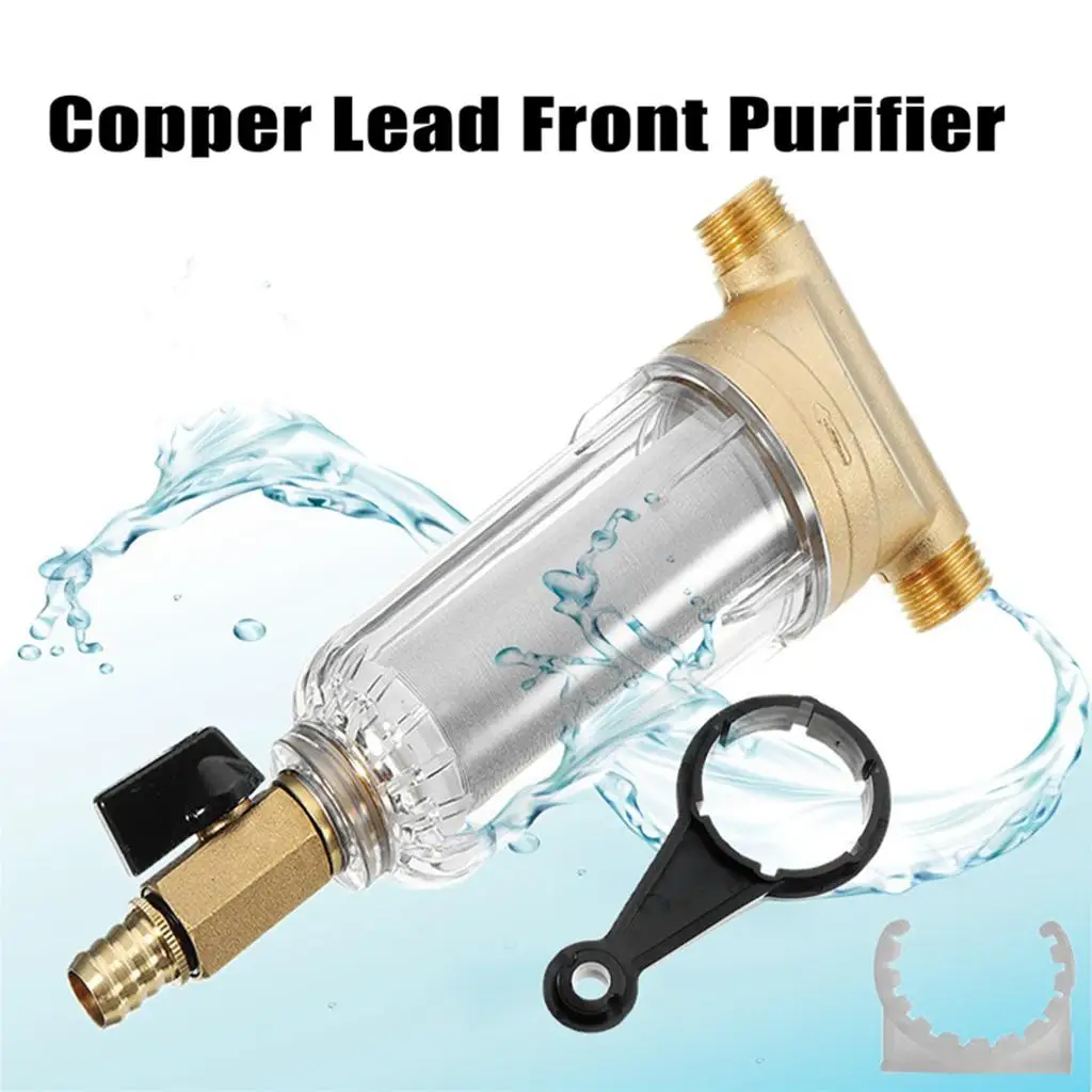 Home Water Purifier Pre-Filter Filtering Mesh Copper Kitchen Faucet