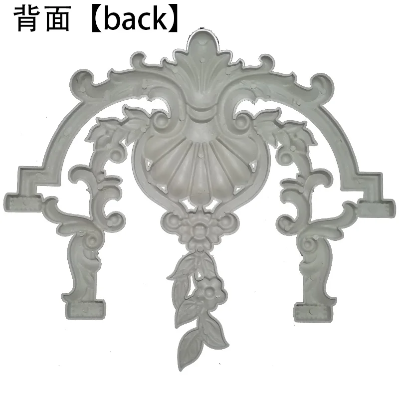 Background wall decoration corner flower decal ceiling decoration wedding decoration material non-gypsum PU wood carving decorat