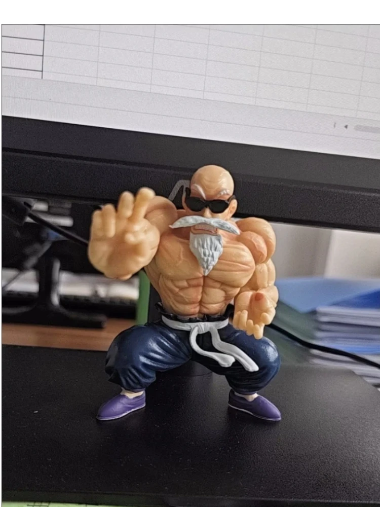 Dragon Ball GK Statue Muscle Master Roshi Kame Sennin 24cm PVC Figure Desktop Collectible Ornament Fan Display Gift