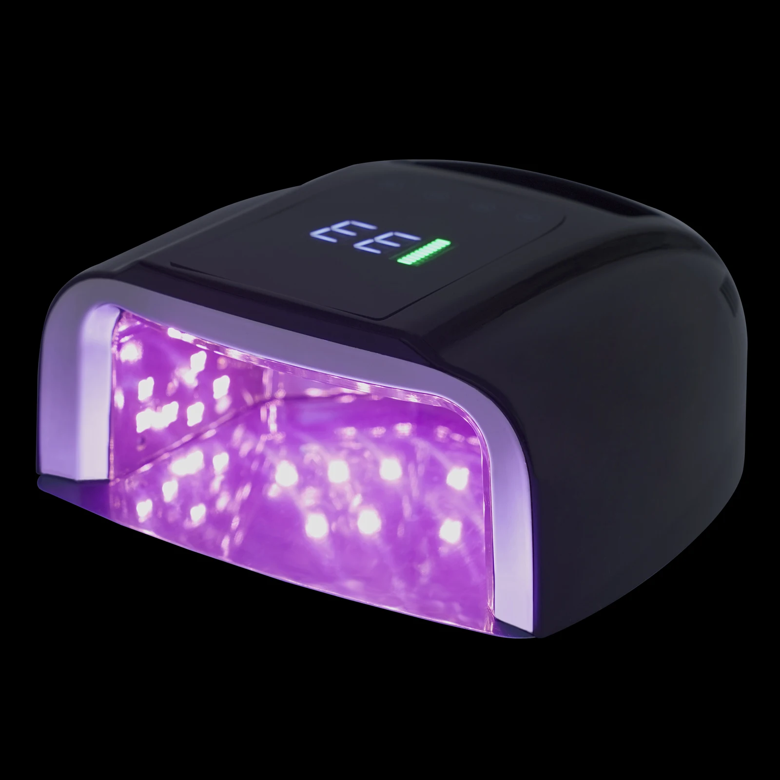 96 W wiederaufladbares UV-LED-Nagellicht, kabelloser Nageltrockner mit abnehmbarem Edelstahlboden