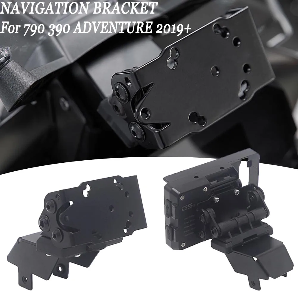 NEW Motorcycle SMART PHONE Navigation GPS Plate Bracket Adapt Holder Kit 2019 2020 2021 For 790 ADVENTURE