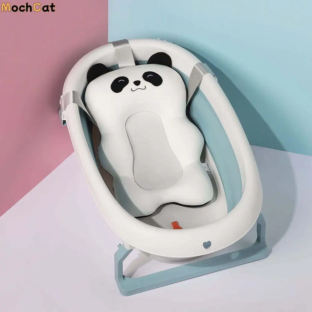 Anti-Slip For Toddle Panda Rabbit Cartoon Animal Newborn Bath Seat Shower Support Mat Baby Bath Cushion Infant Bathtub Pad