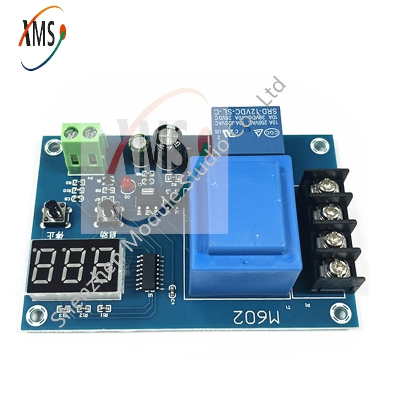 XH-M602 Digital Control Battery Charging Control Module AC 220V Lithium Storage Battery Charger Control Switch Protection Board