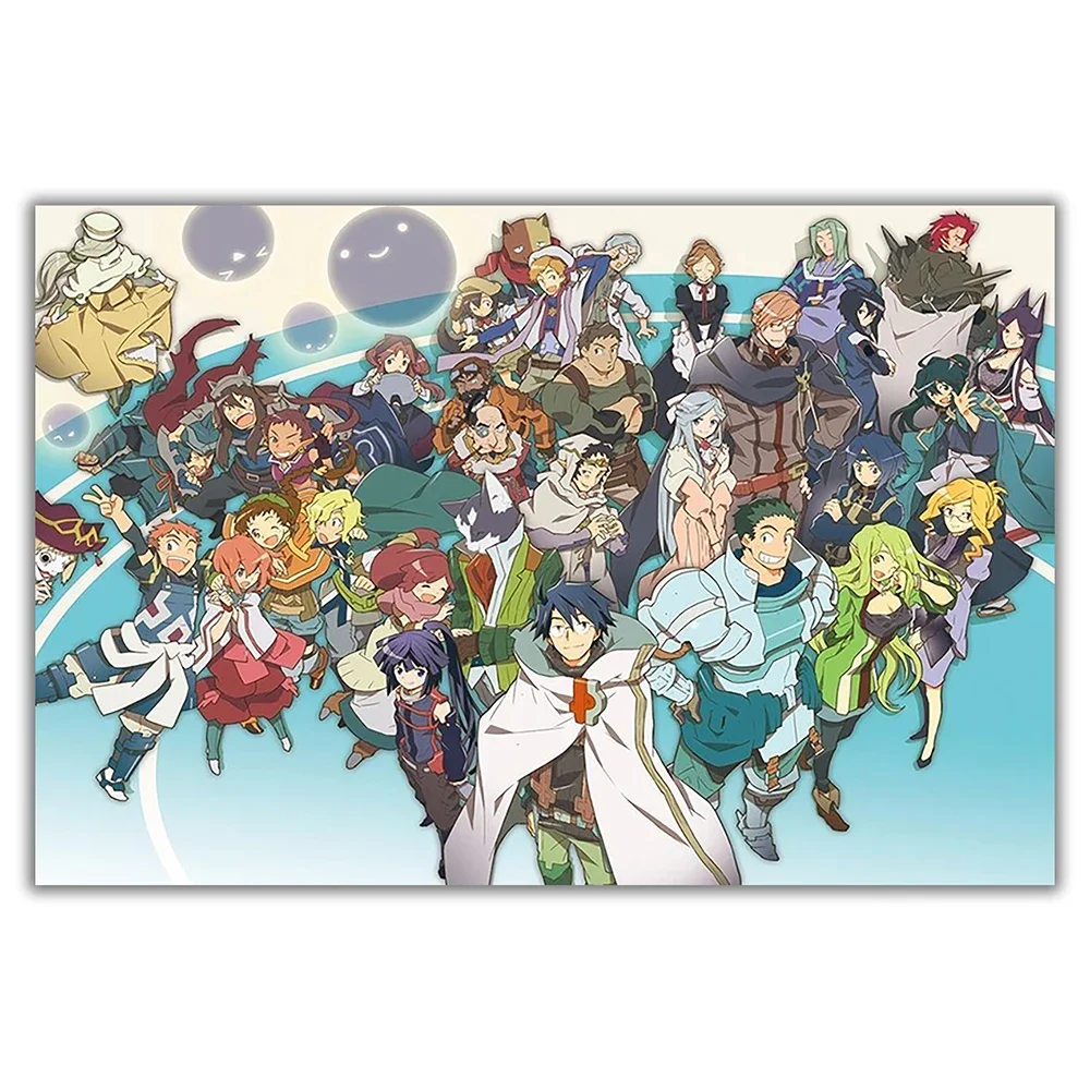 SP070 Silk Cloth Wall Poster Log Horizon Animation Art Home Decoration Gift