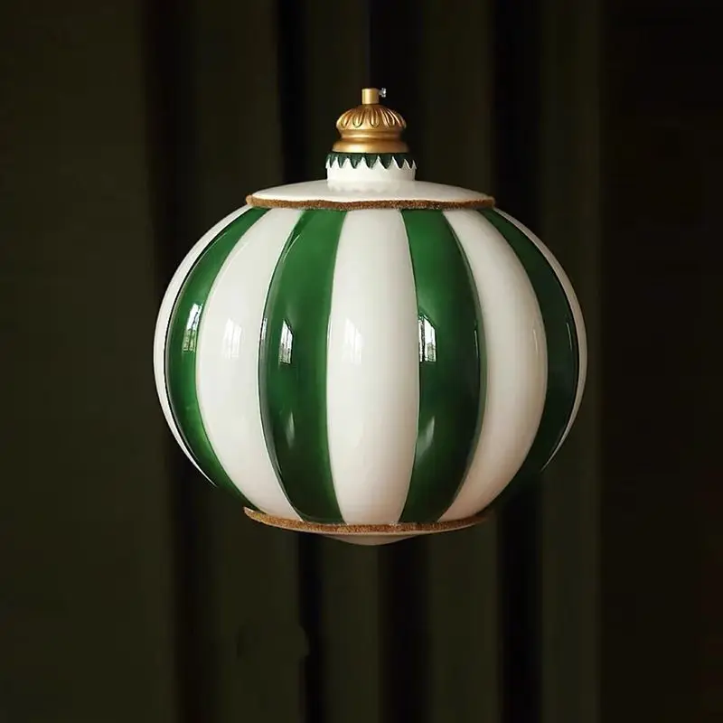 Magic Circus Themed Green Pendant Lamp Creative Decor for Kids Room Nursery Bedroom Living Dining