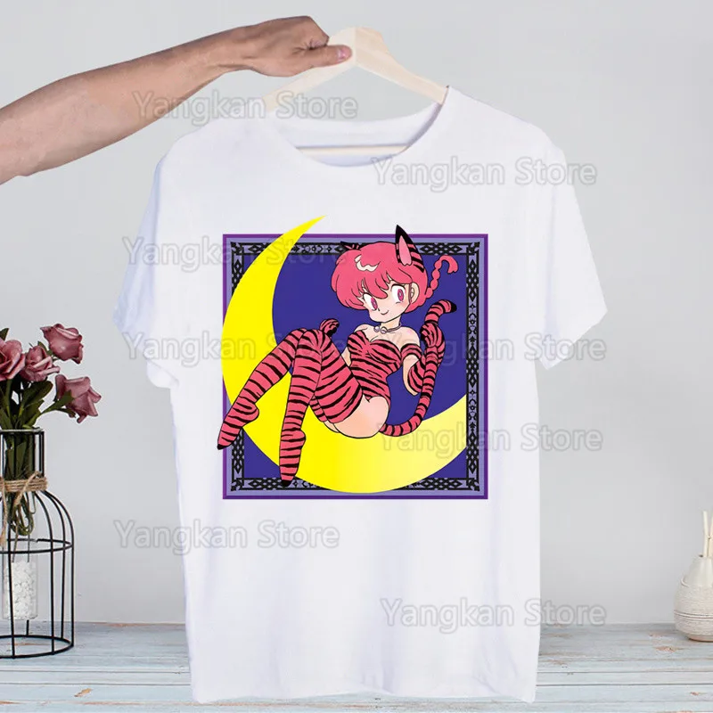 

Ranma 12 Harajuku T-shirts Summer Men/Women Hip Hop Funny Ranma 1⁄2 t shirt Short Sleeve Tee Top