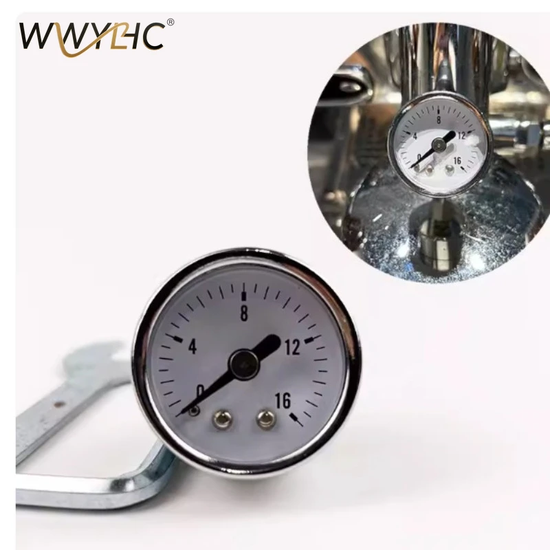 Suitable for E61 Semi-automatic Coffee Machine, Brewing Head, Pressure Gauge, Thermometer, Display Temperature and Pressure