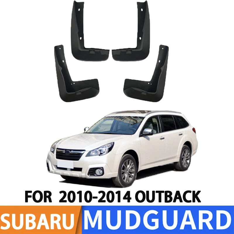 For 2010-2014 Subaru Outback Car Tire Fender Splash Guard Front and Rear Wheel Fenders
