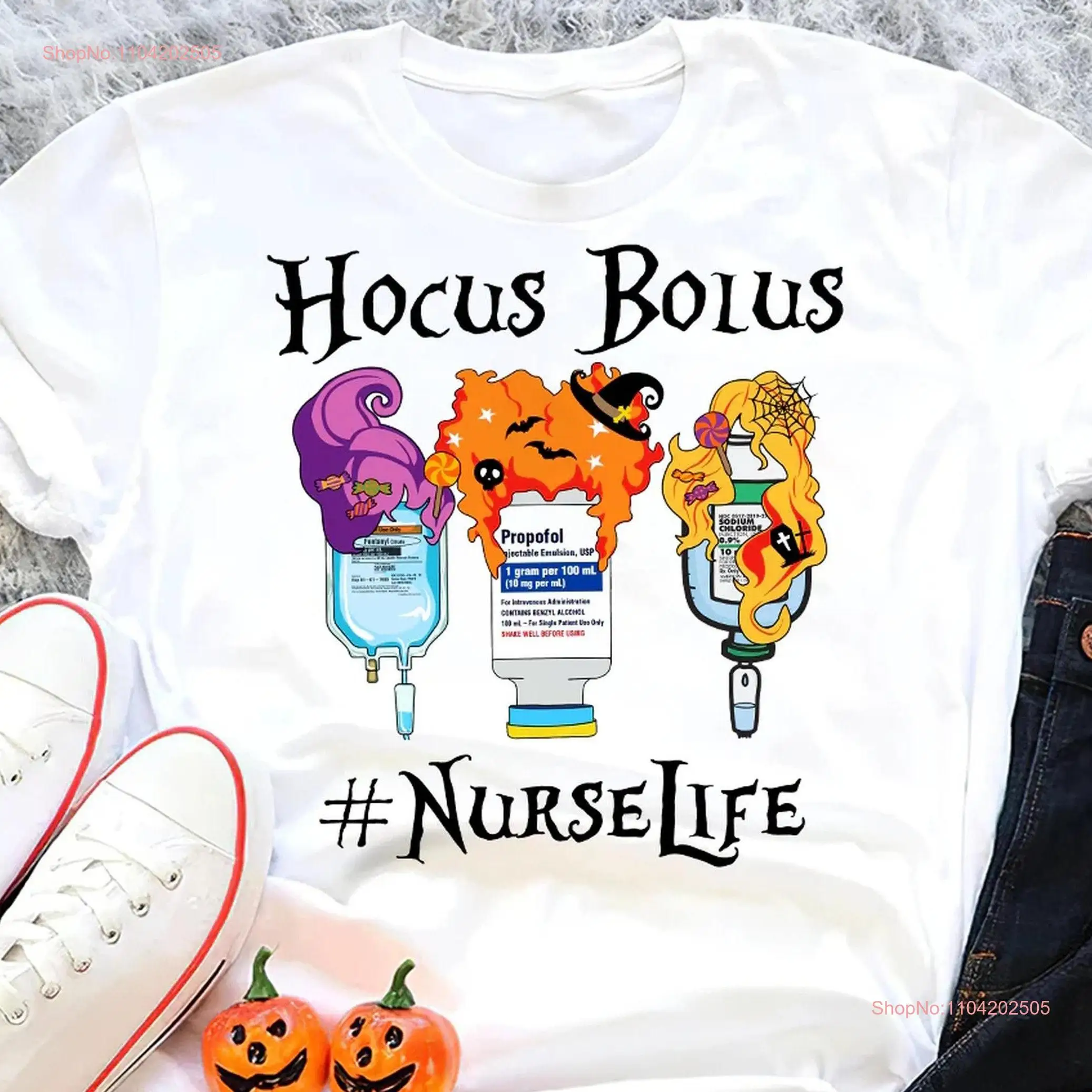 Hocus Bolus Nurse SweaT T Shirt Halloween Life ER Crew Style for Fans JasonWallaceCo long or short sleeves