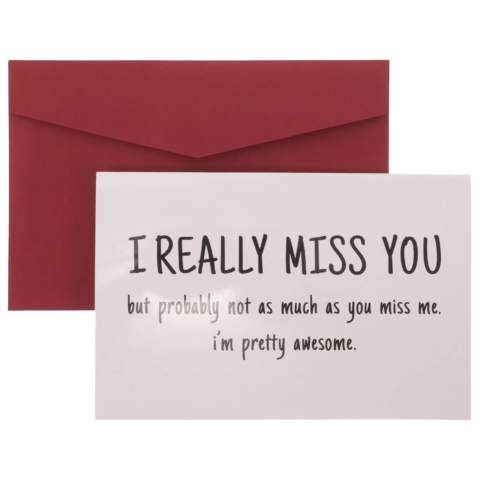 

1Set Compact Funny Greeting Cards with Envelopes Spoof Creative Writable Cards for Family Friends Love Appreciation Portable