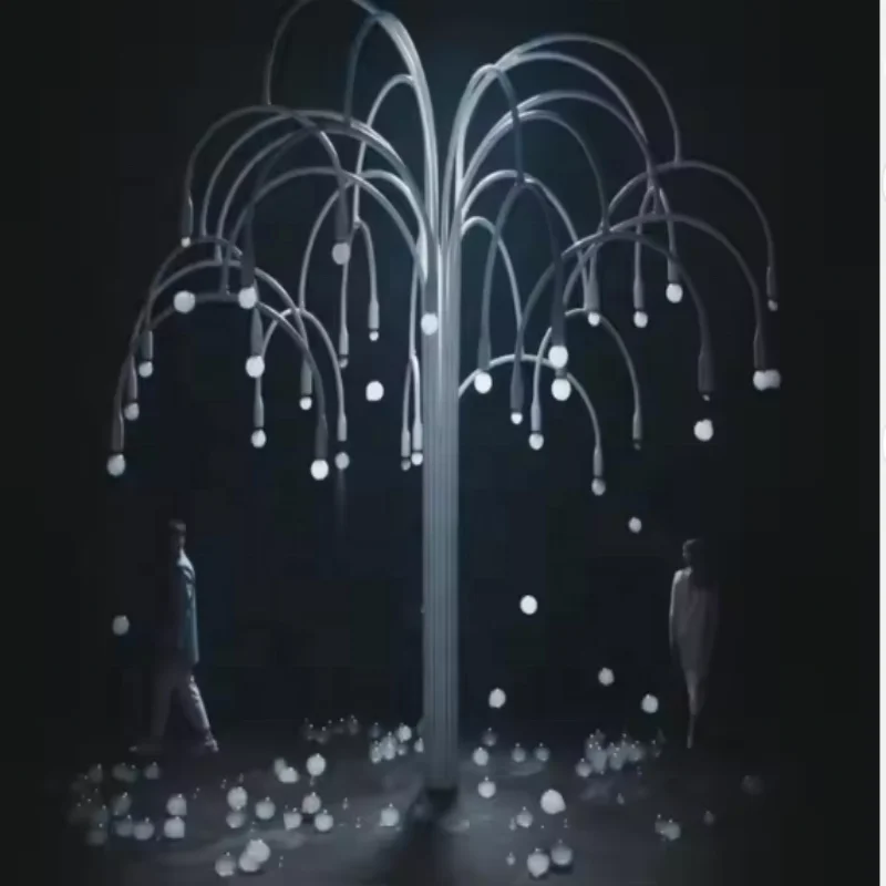 art bubble LED landscape interactive multi-sensory installation decoration
