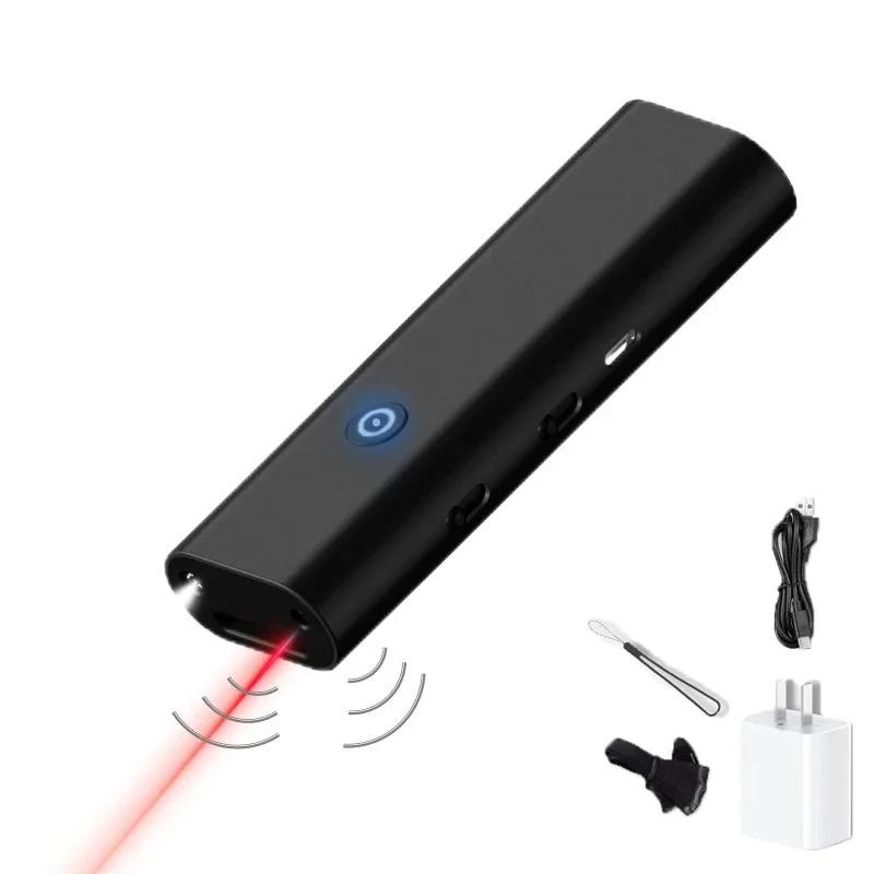Multifunctional Electronic Whistle Rechargeable PE Teacher Pet Training Outdoor SurvivalCoach Referee Whistle Flashlight Laser