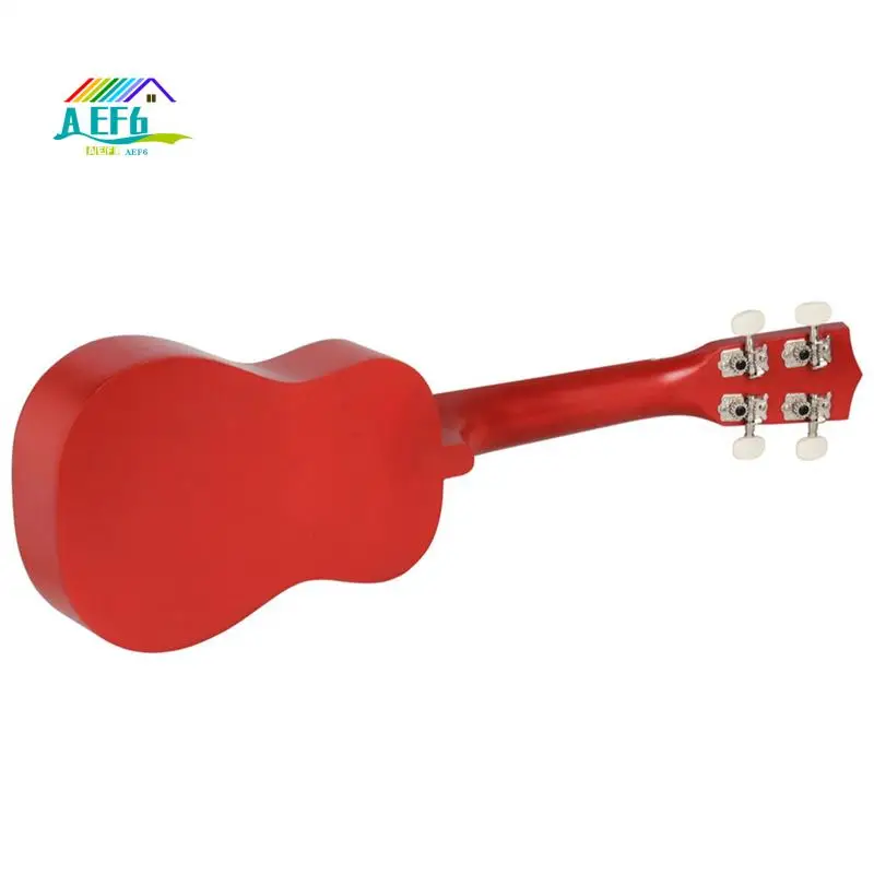 

AEF6-IRIN 21 Inch Ukulele Wooden Ukulele Musical Instrument Mini Bear Small Guitar Beginner Entry