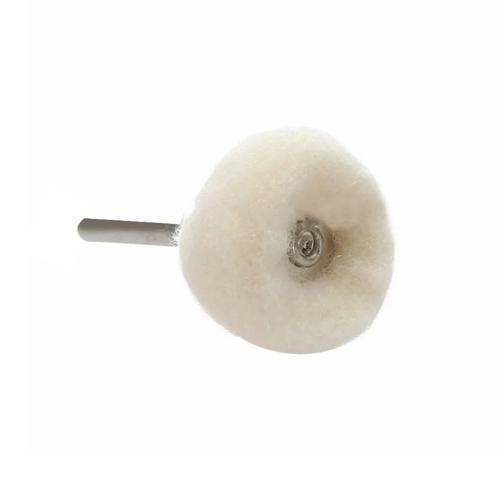 

5pcs Wool Polishing Brush 2 35mm Shank Grinding And Buffing Wheels For Use On Metal Stone Jewelry And Craft Polishing