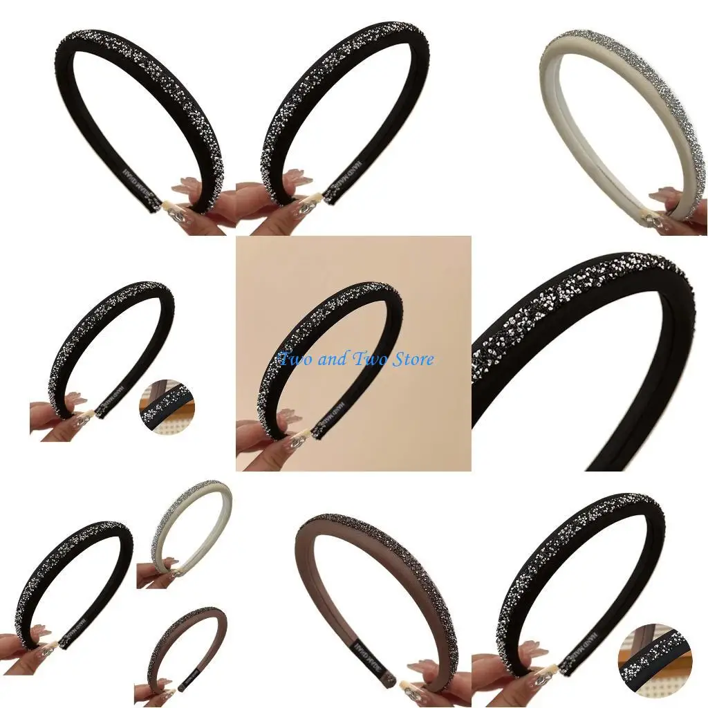 

HX6F Baroque Headbands for Woman Girl Makeup Hairband for Spa Hair Hoop Travel Hairband for Washing Face Makeup