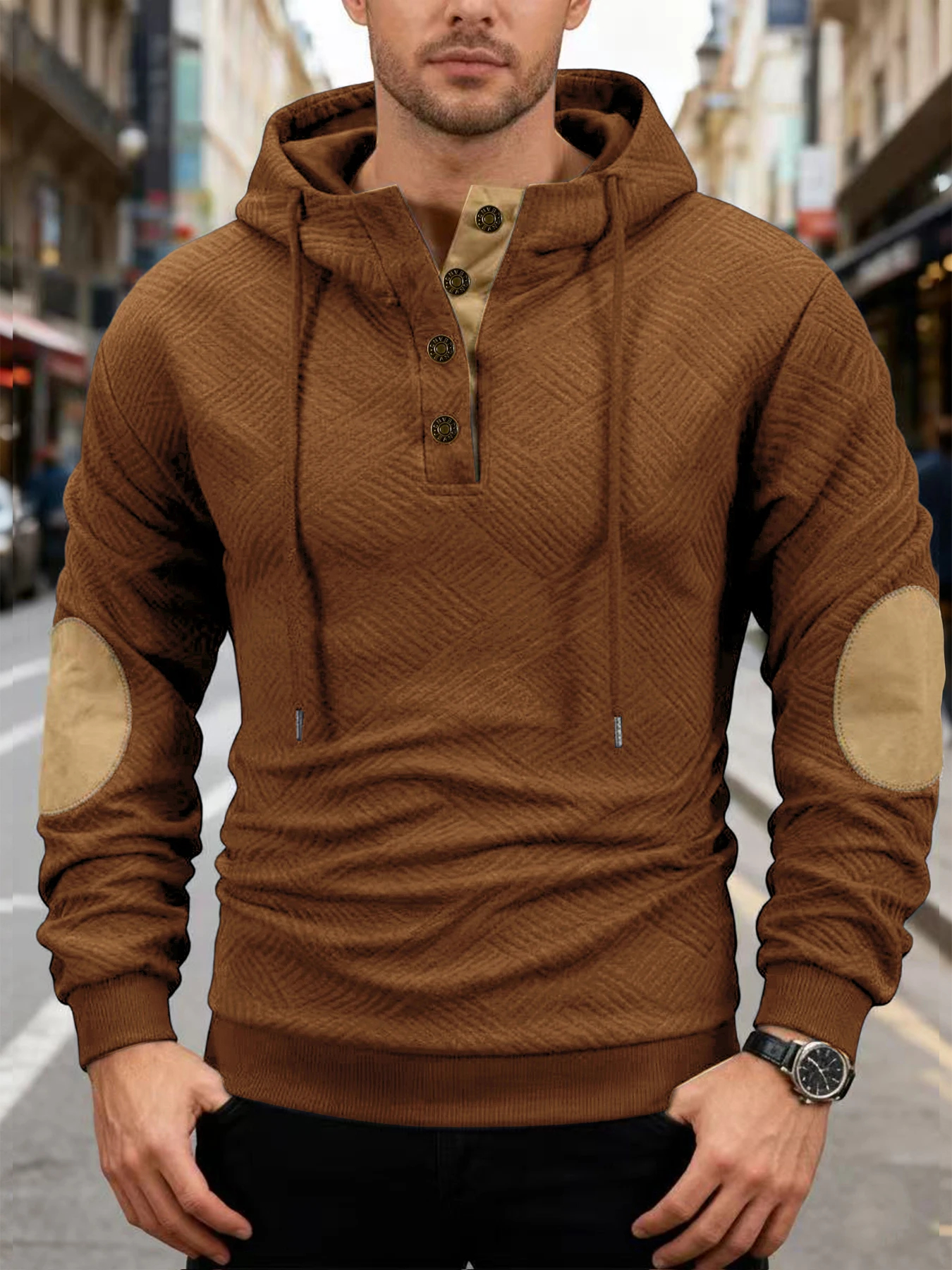 الرجال عارضة البلوز الخريف محبوك الجاكار بلون الرياضة طويلة الأكمام قمم الوقوف طوق في الهواء الطلق الذكور السترة #6