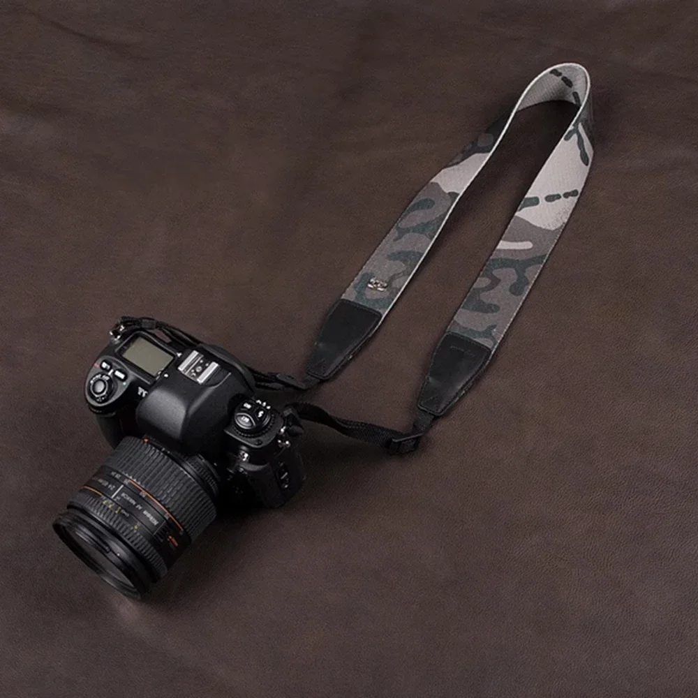 Durable Camera Strap Cotton Camouflage Mirrorless Camera Neck Strap DSLR Digital Camera Shoulder Strap Suitable For Sony