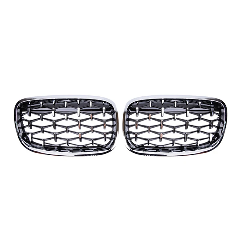 

Car Silver Front Middle Grille Grill Replacement for BMW X5 E70 / X6 E71 2008-2013