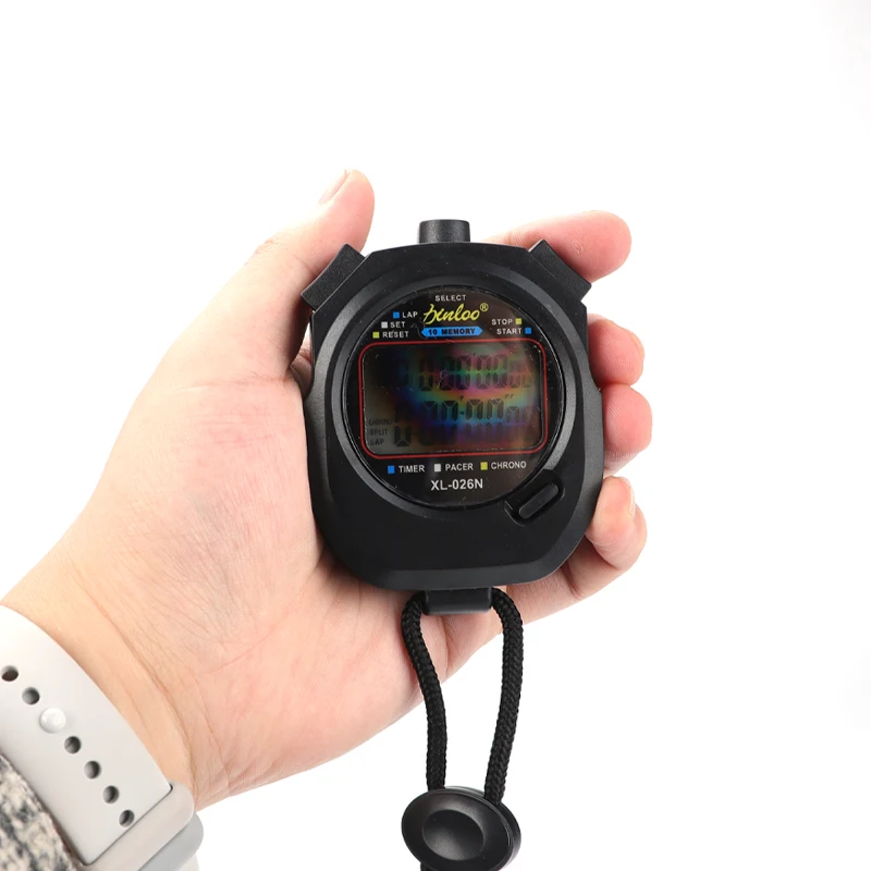 Professional Digital Stopwatch Timer Sports Stopwatch Portable Chronograph Timer Stopwatch