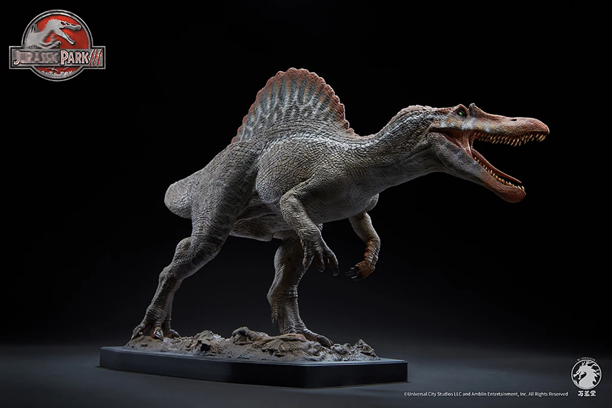 Original  W Dragon-Spinosaurus Dinosaur Modelo 1/35 Resin Statue Ornament (44.5cm)